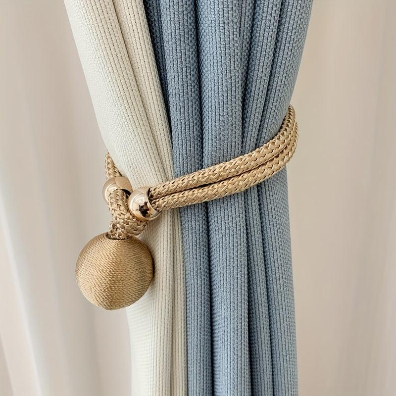 2pcs Round Ball Curtain Tiebacks Stylish and Functional Curtain Buckles