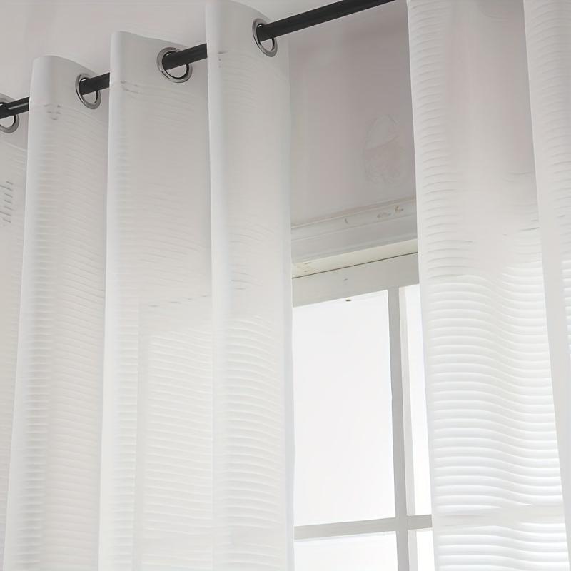 Translucent Sheer Curtain Modern Pastoral Style