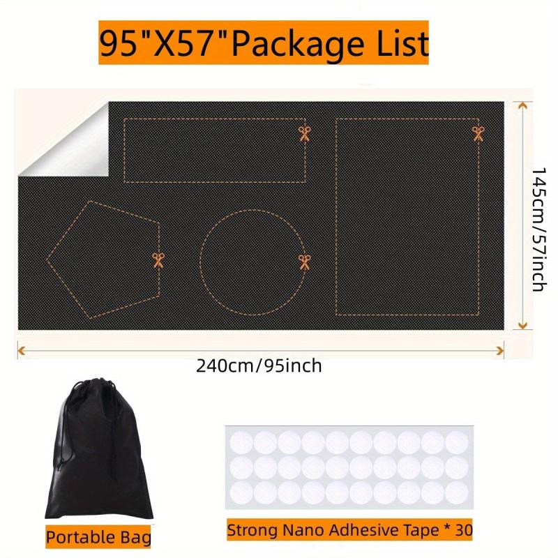 Portable Blackout Shades Travel Window Blackout Curtains