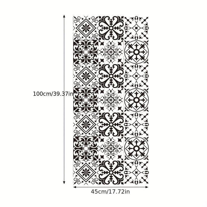 Retro Pattern Electrostatic Glass Window Film Decoration Sticker