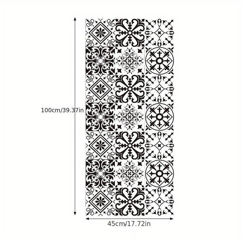 Retro Pattern Electrostatic Glass Window Film Decoration Sticker