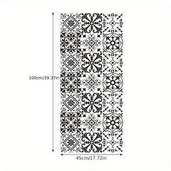 Retro Pattern Electrostatic Glass Window Film Decoration Sticker