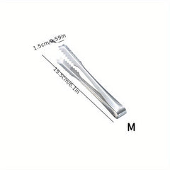 Stainless Steel Ice Cube Clamp for Bartenders and Home Use