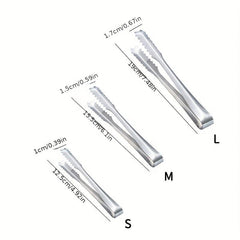 Stainless Steel Ice Cube Clamp for Bartenders and Home Use