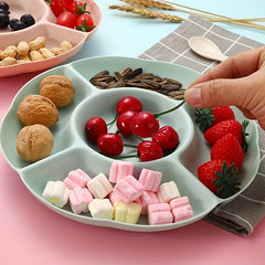 Halloween Candy Plate 6 Compartment Food Storage Tray Appetizer Serving Platter