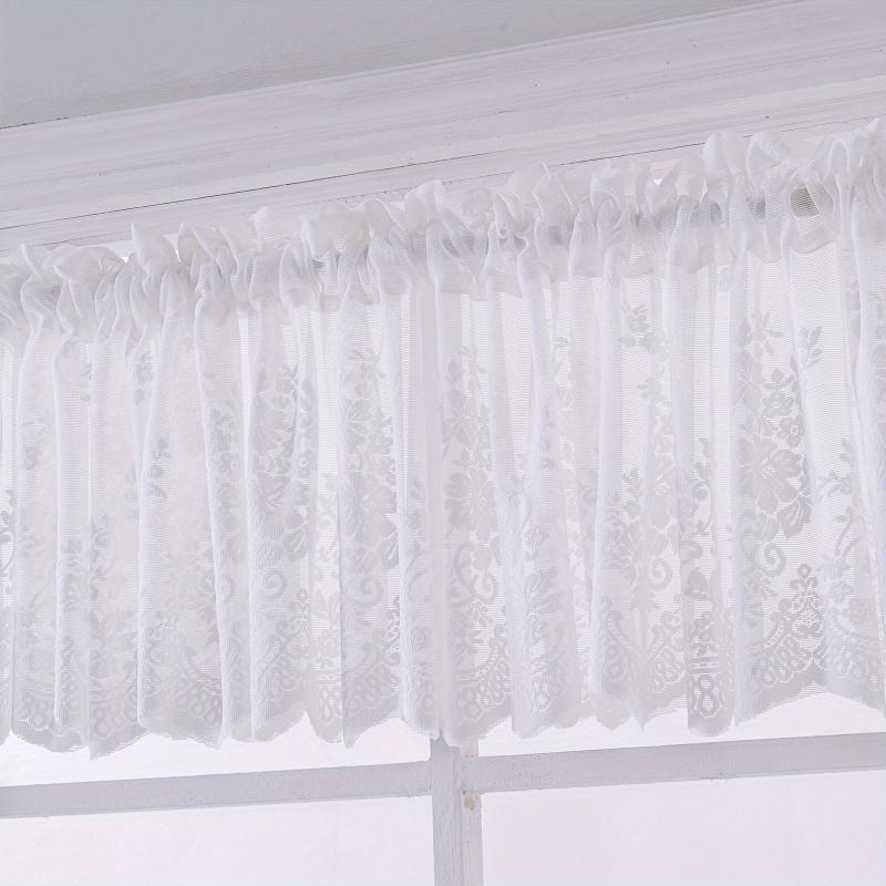 Pastoral Floral Curtain for Kitchen Bedroom Balcony Cafe Living Room