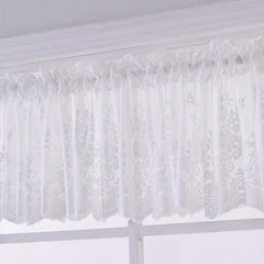 Pastoral Floral Curtain for Kitchen Bedroom Balcony Cafe Living Room