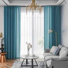 Translucent Light Filtering Rod Pocket Curtains for Living Room and Bedroom