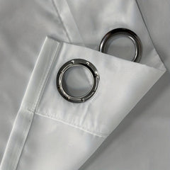 1pc Chiffon Sheer Curtains Grommet Top Light Filtering Chiffon Sheer Curtain