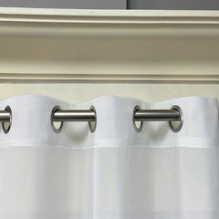 1pc Chiffon Sheer Curtains Grommet Top Light Filtering Chiffon Sheer Curtain