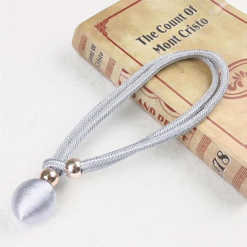 2pcs Adjustable Curtain Tiebacks Easy Pull Holdback