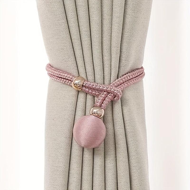 2pcs Adjustable Curtain Tiebacks Easy Pull Holdback