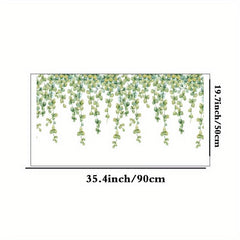 Green Leaves Butterfly Window Film