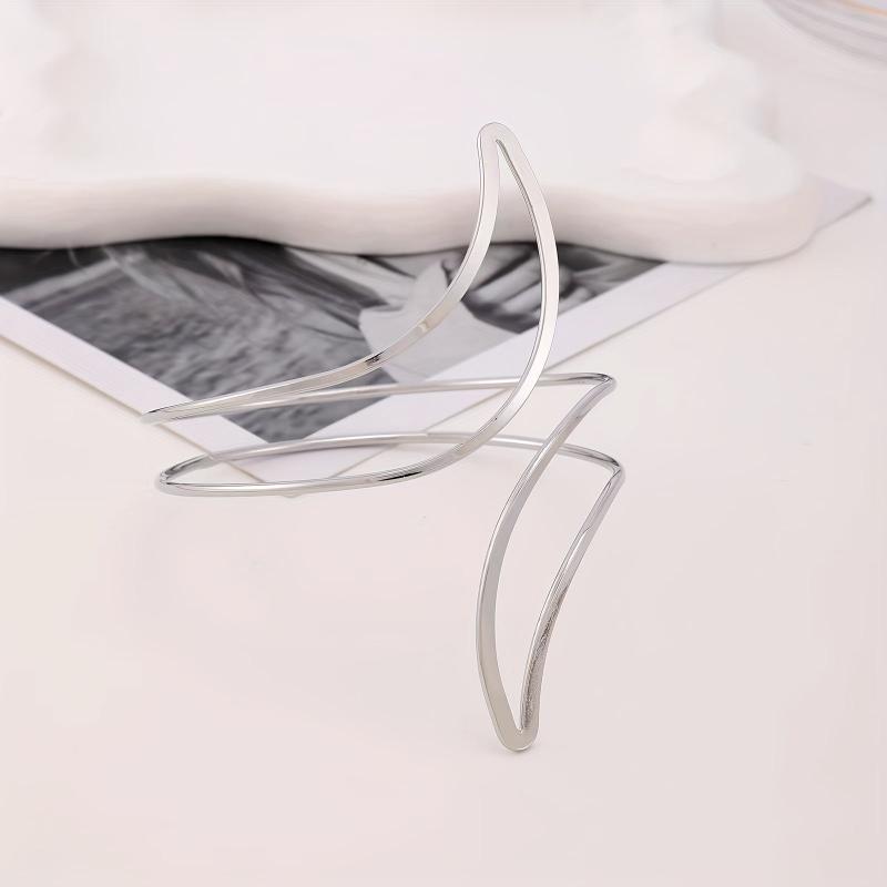 1pc Stylish Moon Tieback Metal Curtain Buckle Living Room Home Decor