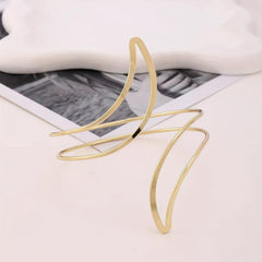 1pc Stylish Moon Tieback Metal Curtain Buckle Living Room Home Decor