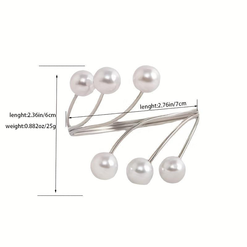 Curtain Tieback Faux Pearls Punch Holdbacks for Home Decor
