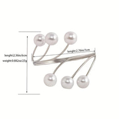 Curtain Tieback Faux Pearls Punch Holdbacks for Home Decor