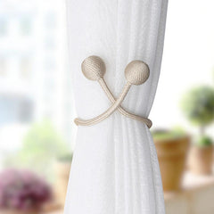 1pc Modern Curtain Tieback Binding Strap No Punching Curtain Tie Belt