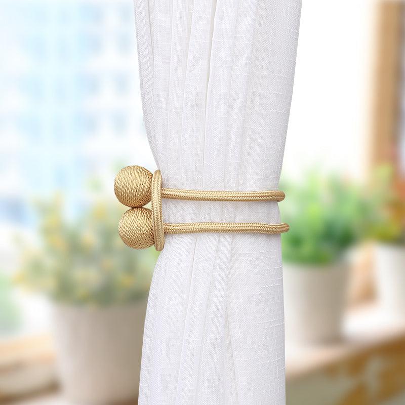 1pc Modern Curtain Tieback Binding Strap No Punching Curtain Tie Belt