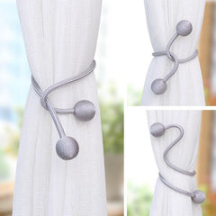 1pc Modern Curtain Tieback Binding Strap No Punching Curtain Tie Belt