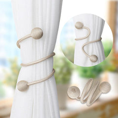 1pc Modern Curtain Tieback Binding Strap No Punching Curtain Tie Belt