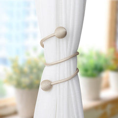 1pc Modern Curtain Tieback Binding Strap No Punching Curtain Tie Belt