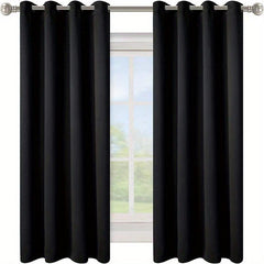 2 Panels Thickened Light-proof Curtain Style for Balcony Room Home Decor