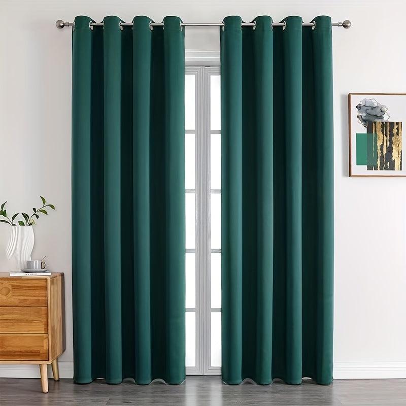 2 Panels Thickened Light-proof Curtain Style for Balcony Room Home Decor