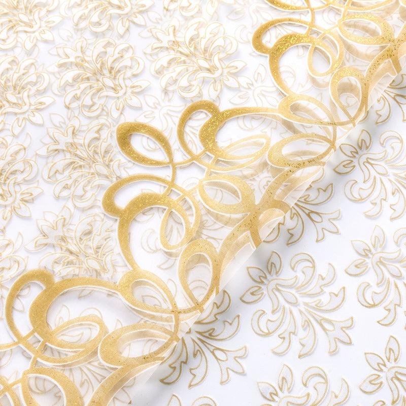 1pc Sheer Curtain Pastoral Tulle Curtain Bedroom Brown Window Drapes Kitchen Hom