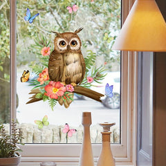 Owl Butterfly Art Wall Sticker Self Adhesive Decorative Removable Stick