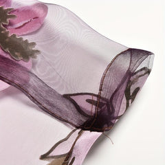Peony Pattern Curtain Valance for Home Decor