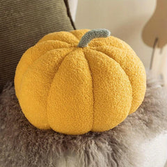 3D Pumpkin Shaped Plush Pillow for Halloween & Thanksgiving