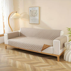 Waterproof Plaid Couch Cover Sofa Slipcover Double Sided Non Slip Furniture Prot