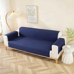 Waterproof Plaid Couch Cover Sofa Slipcover Double Sided Non Slip Furniture Prot