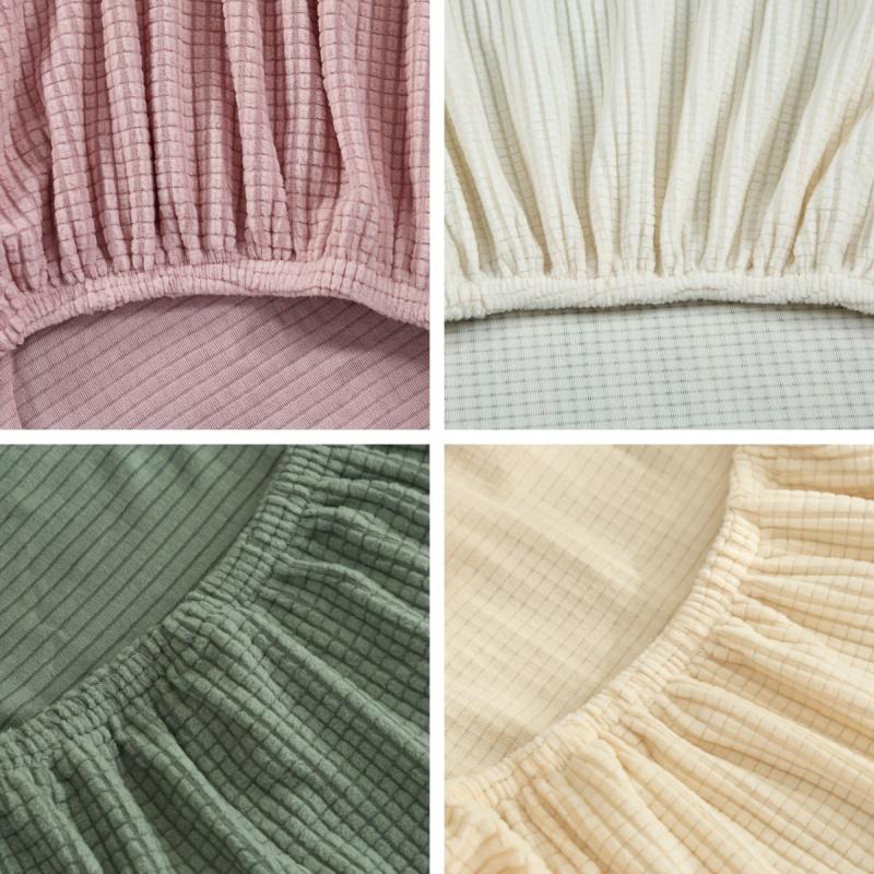 Corn Velvet Dining Chair Slipcover Elastic Cover for Home Decor
