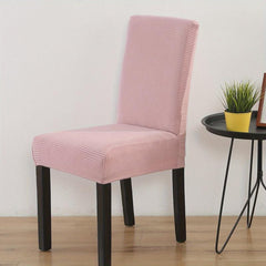 Corn Velvet Dining Chair Slipcover Elastic Cover for Home Decor