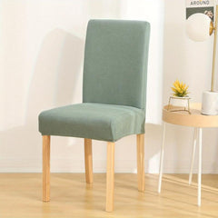 Corn Velvet Dining Chair Slipcover Elastic Cover for Home Decor
