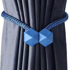 2pcs Decorative Magnetic Curtain Tiebacks Holdbacks Hooks for Window Decor