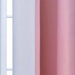 Blackout and Pink Gradient Curtains for Home Decor
