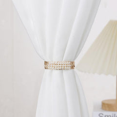 1pc Pearl Curtain Tieback Home Decor Accessory