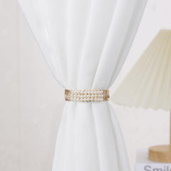 1pc Pearl Curtain Tieback Home Decor Accessory