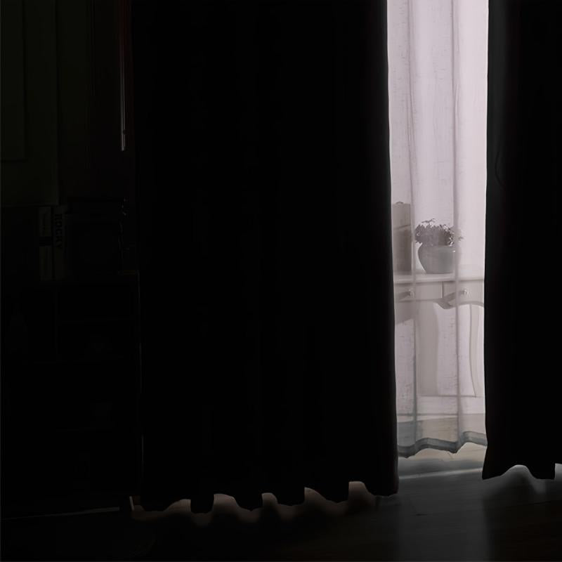 Thermal Insulated Blackout Curtains Room Darkening Drapes