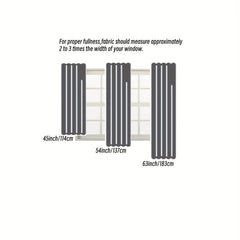 2 Panels Grommet Top Blackout Curtains