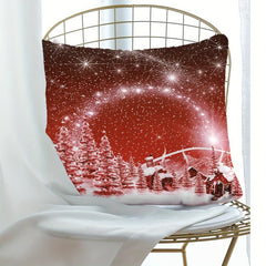 Christmas Tree Pattern Throw Pillow Covers