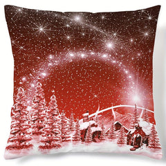 Christmas Tree Pattern Throw Pillow Covers