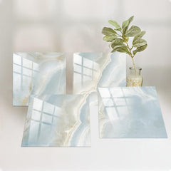 10pcs Marble Tile Stickers Waterproof Decorative Marble Stickers