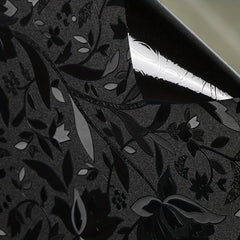 Blackout Window Film Privacy Static Cling Frosted Window Covering Opaque