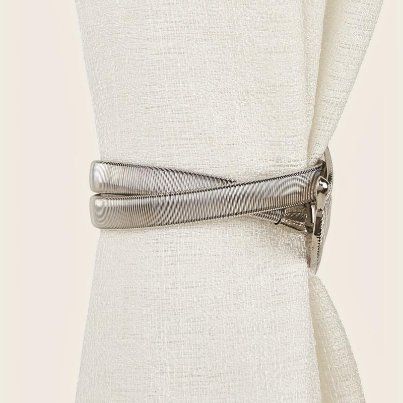 Leaf Metal Spring Curtain Buckle Holdback Home Decor