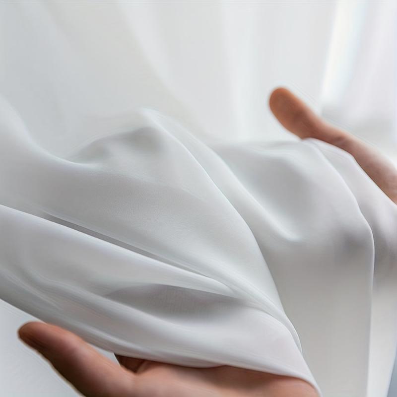 Chiffon Sheer Curtains Grommet Top Modern Style Home Decor