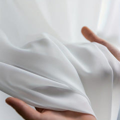 Chiffon Sheer Curtains Grommet Top Modern Style Home Decor